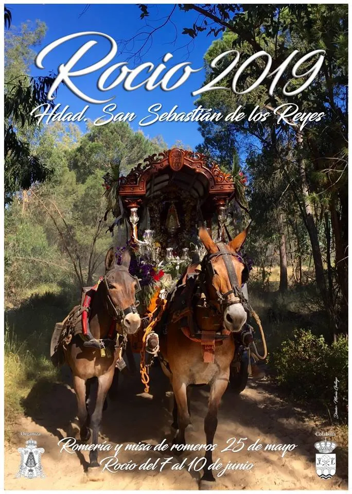 Cartel-de-la-Romeria-del-Rocio-2019-de San Sebastian de los Reyes