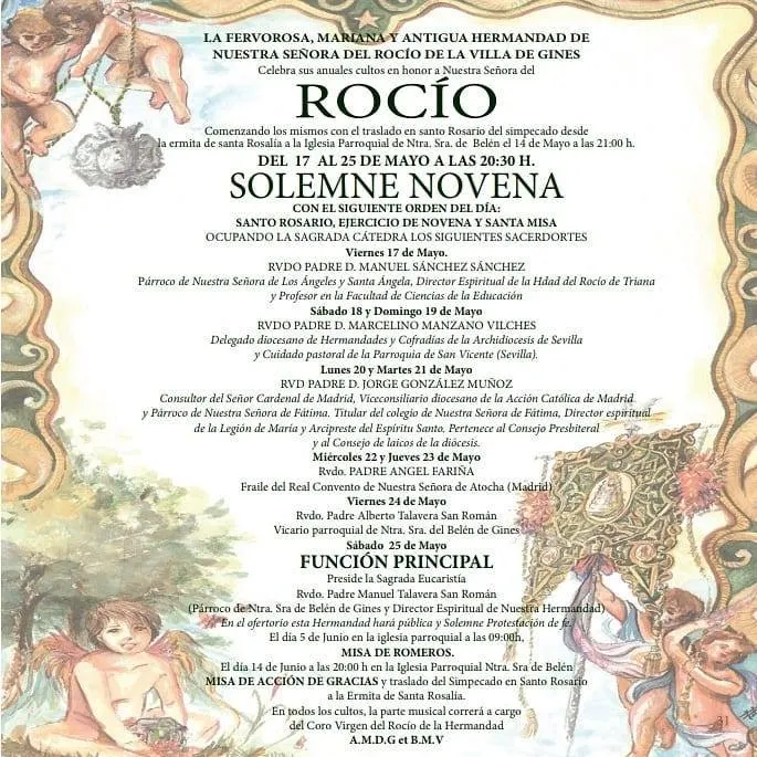 Gines Cultos rocio 2019