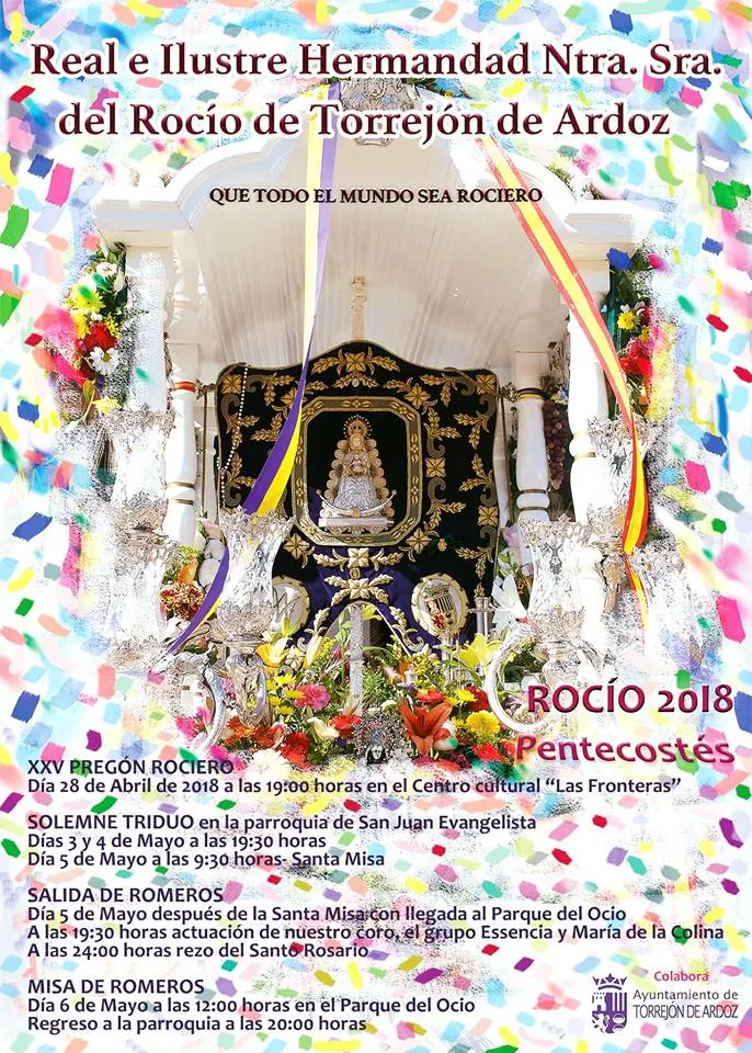 Torrejon cartel trido rocio 2018