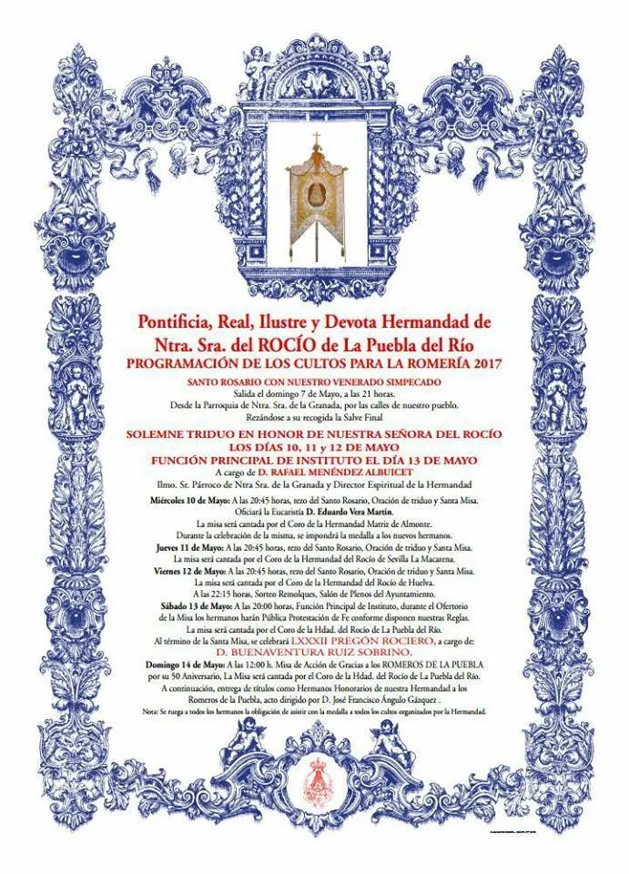 La Puebla triduo 2017