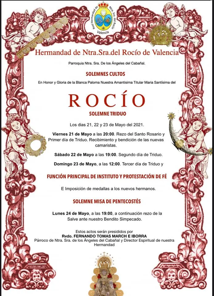 Cultos Rocio VAlencia -2021
