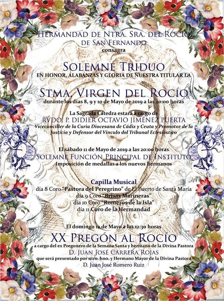 San Fernando Cultos rocio 2019
