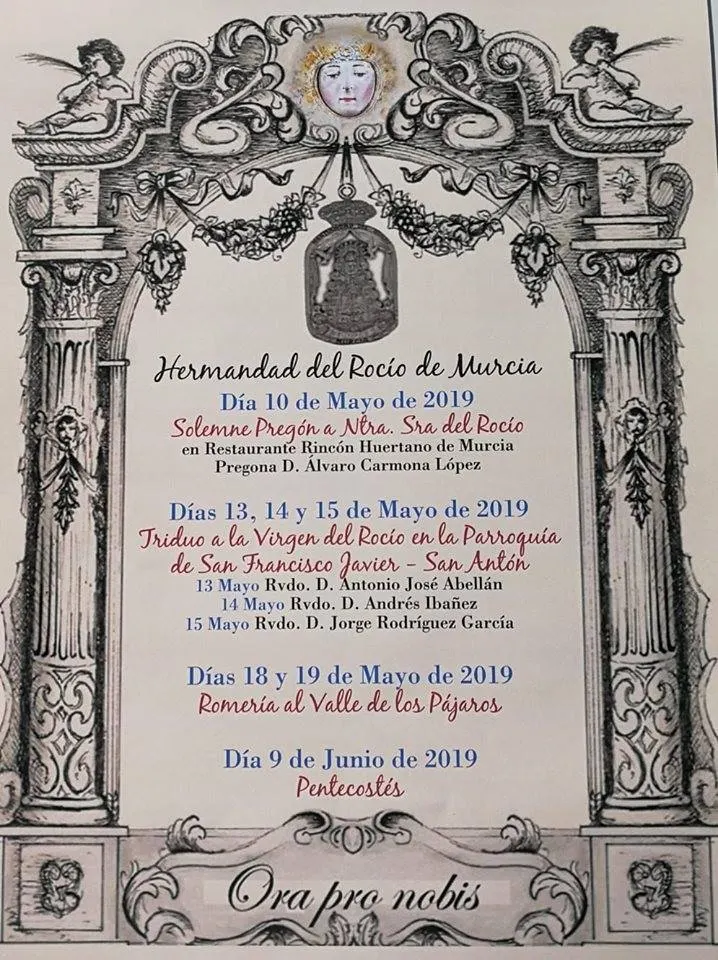 Murcia Cultos rocio 2019