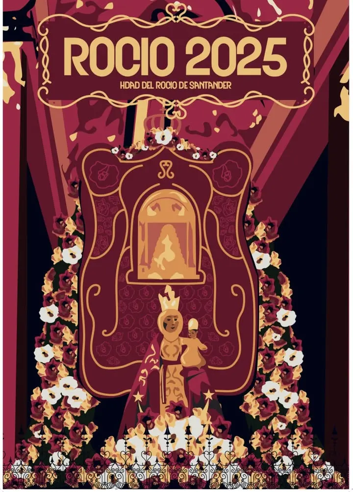 Cartel rocio 2025 Santander