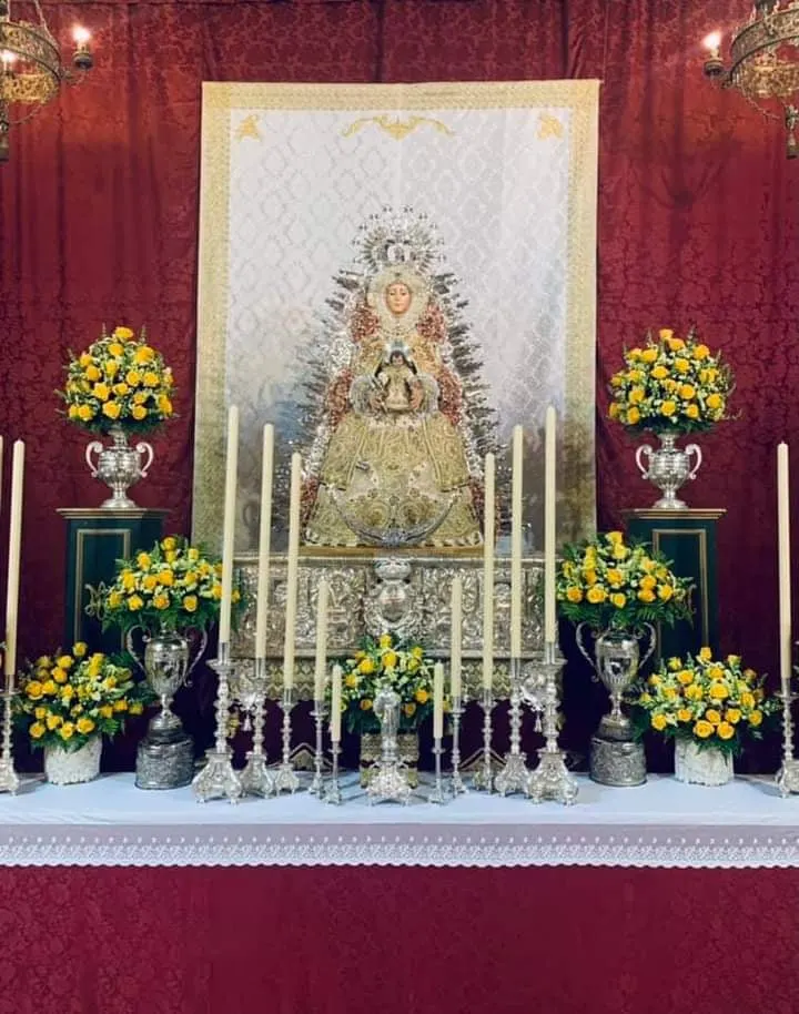 Rocio altar cultos Aznalcazar 2021