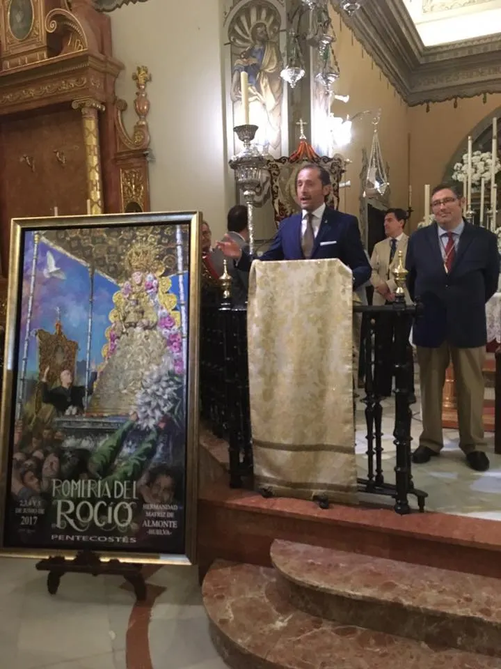 José Mª Aguilar cartel rocio 2017