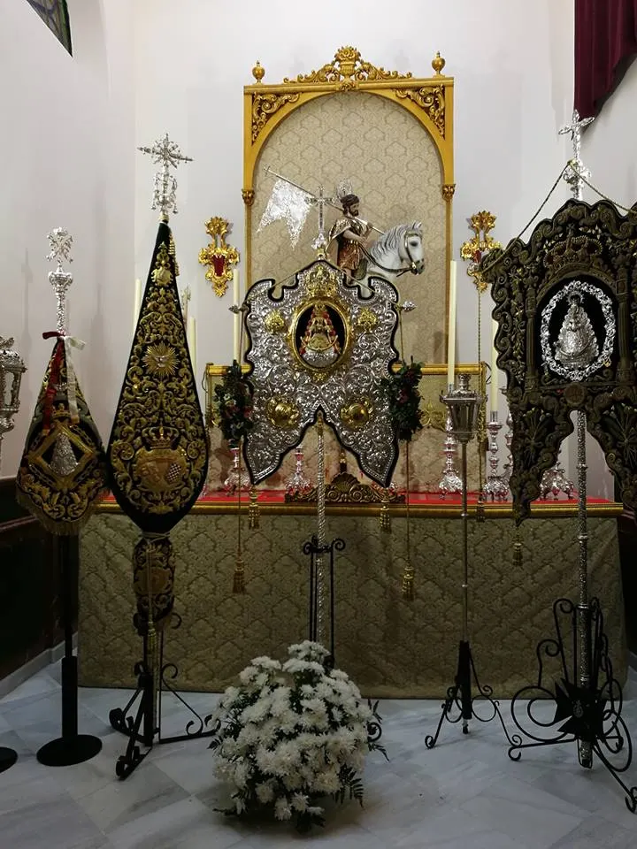 San Juan del Puerto y Moguer ya están en la capilla de la Hermandad de las Tres Caidas en el Sagrado Corazon de Jesus