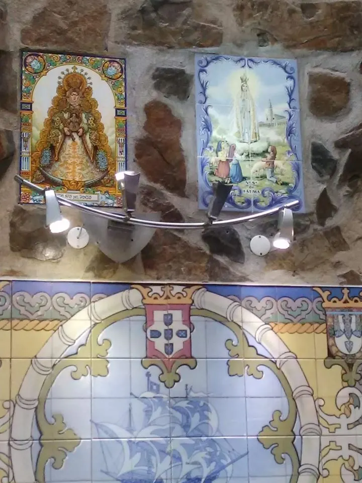 Azulejos Virgen rocio-viaje a Portugal.