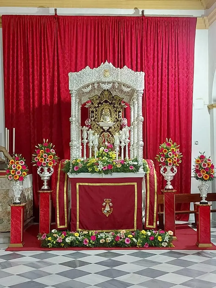 Rocio altar cultos Chiclana 2021