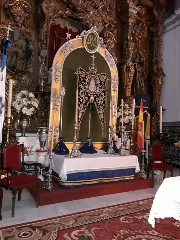 Rocio altar cultos Chucena 2021