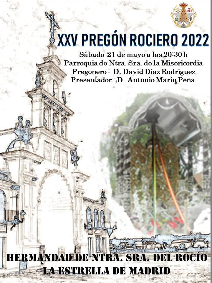 Cartel pregon Rocio 2022 la Estrella