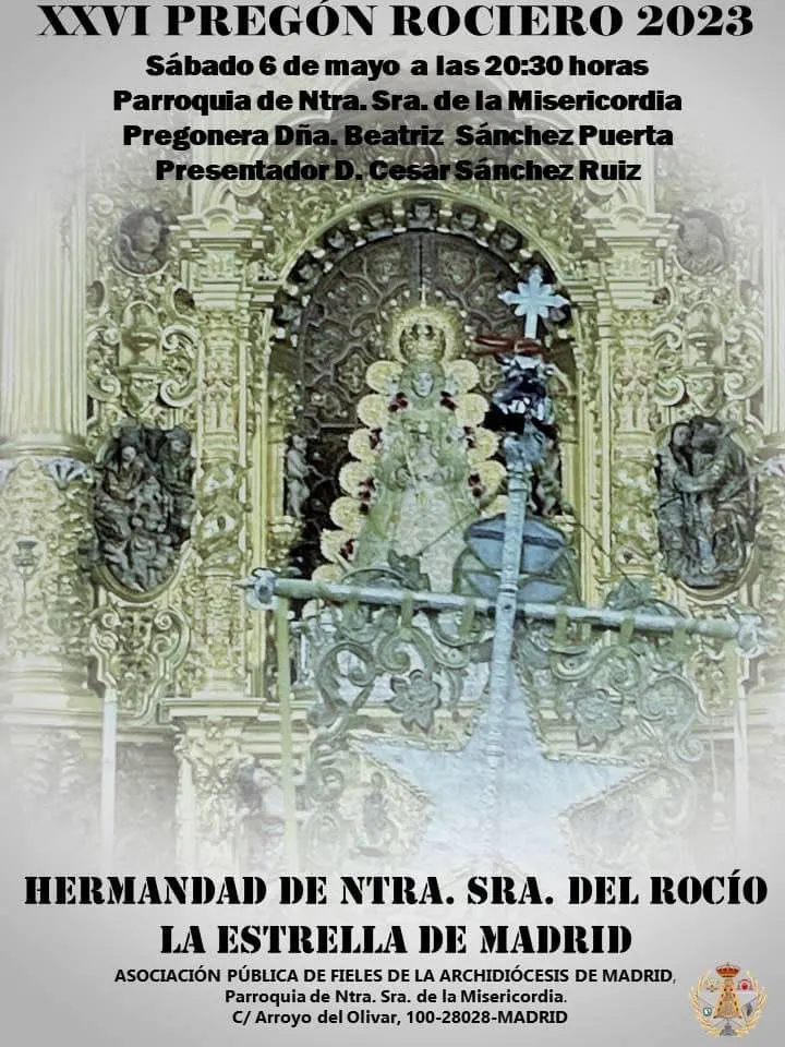 Pregon rocio 2023 Estrella de Madrid