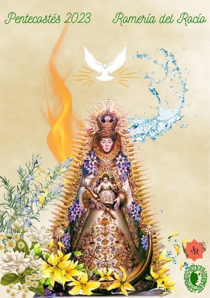 Cartel rocio 2023 Los romeros