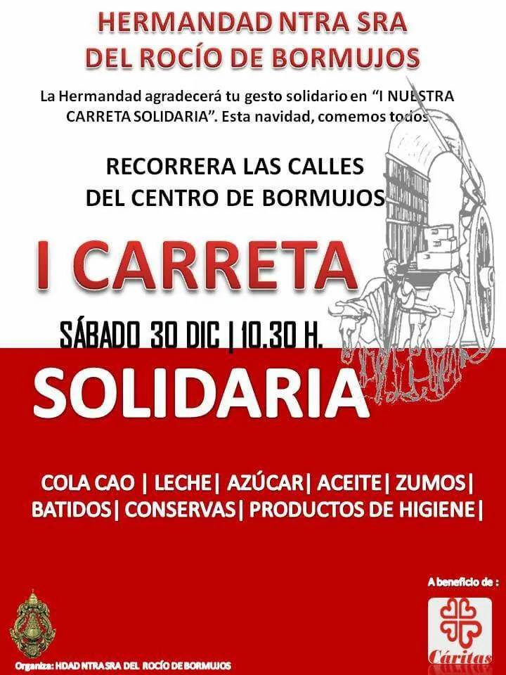 Bormujos carreta solidaria navidad rocio