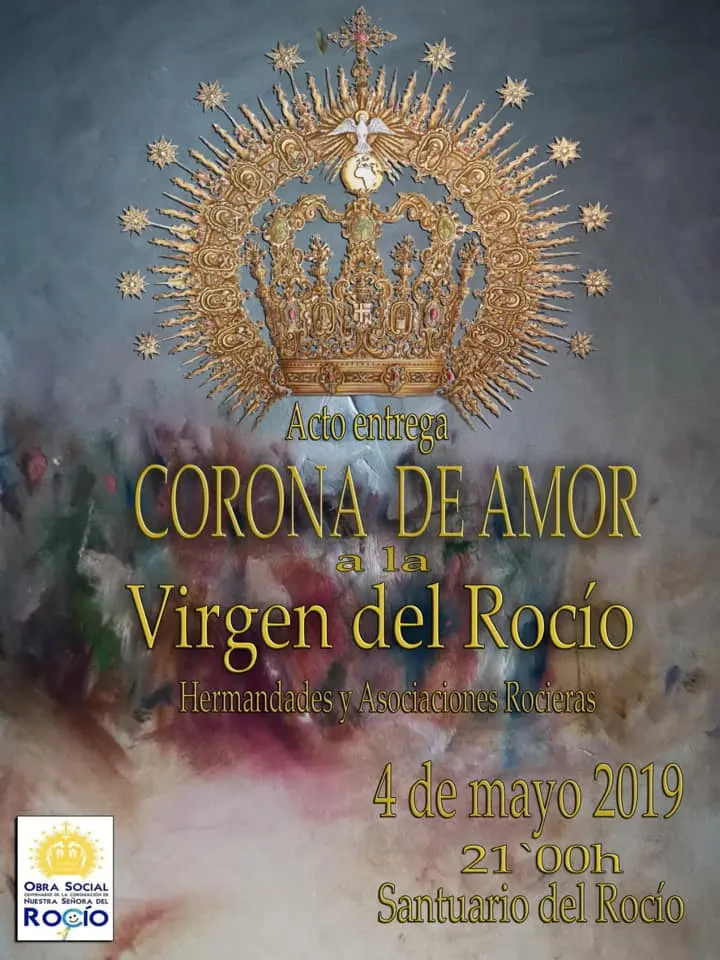 Cartel anunciador de la entrega de La Corona de Amor