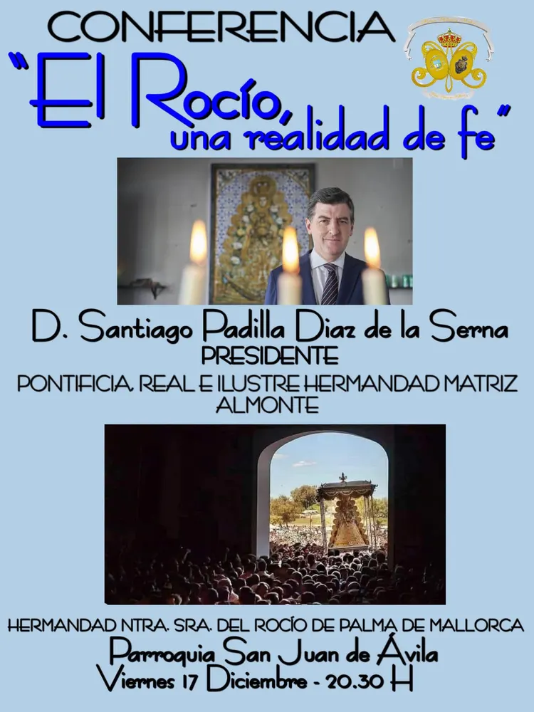 Conferencia Santiago Padilla en rocio palma de mallorca