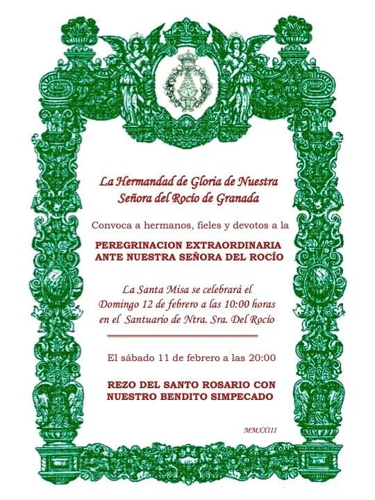 Peregrinacion Rocio Granada 2023