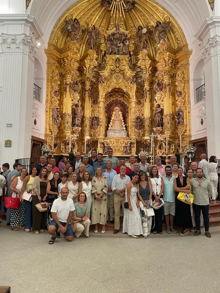 Asociación Amigos del Camino del Rocío a Santiago - Misa en el Santuario del Rocío-4