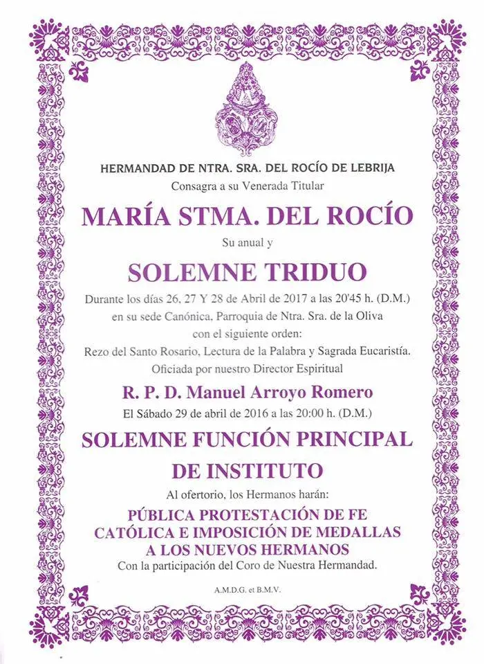 Lebrija triduo