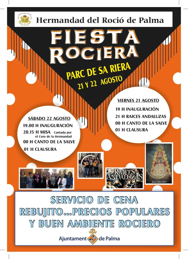 CARTEL DE ROCIERO Mallorca 2015