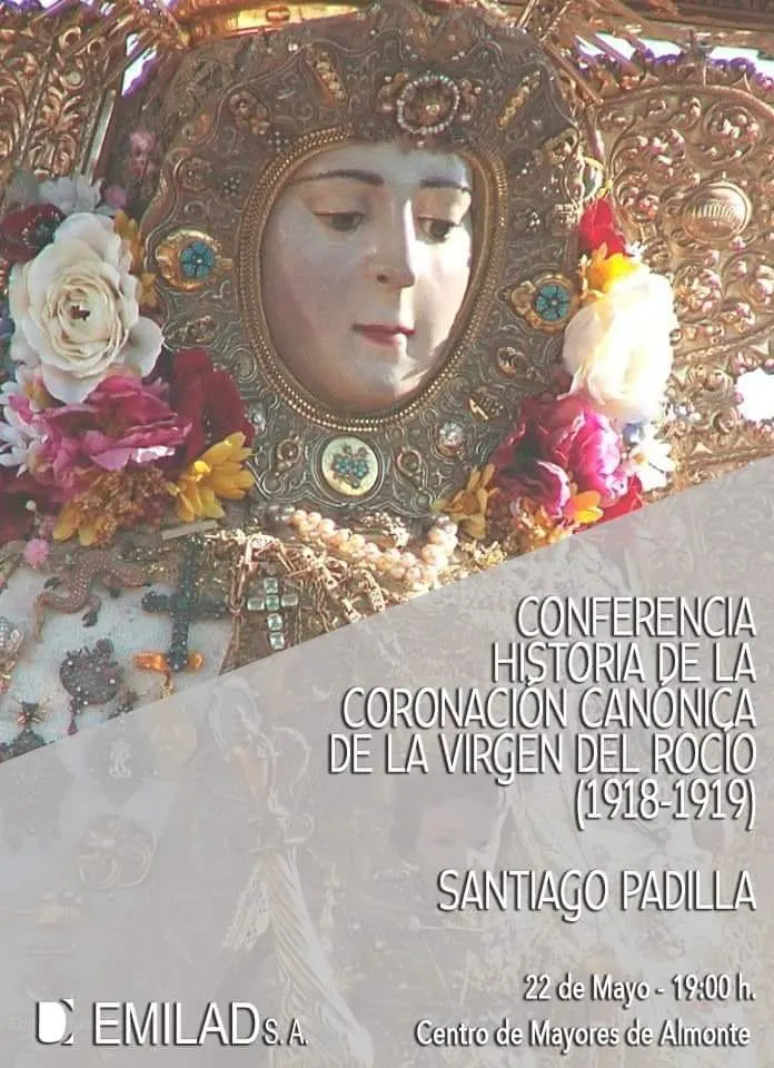 Conferencia coronacion rocio en club pensionistas huelva