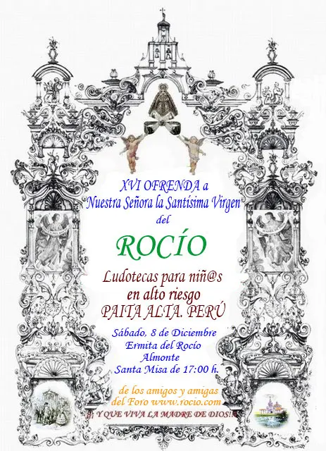 cartel acto ofrenda 2018