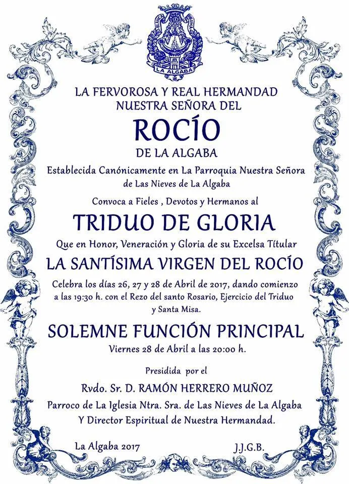 Algaba triduo