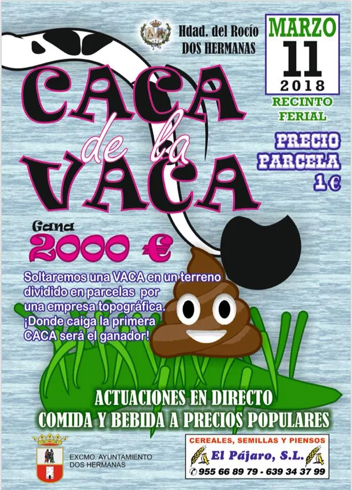 Dos hermanas caca la vaca