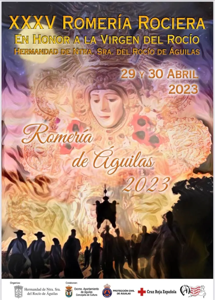 Cartel Rocío 2023 Aguilas