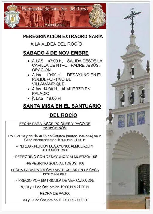 Aznalcazar peregrinacion rocio