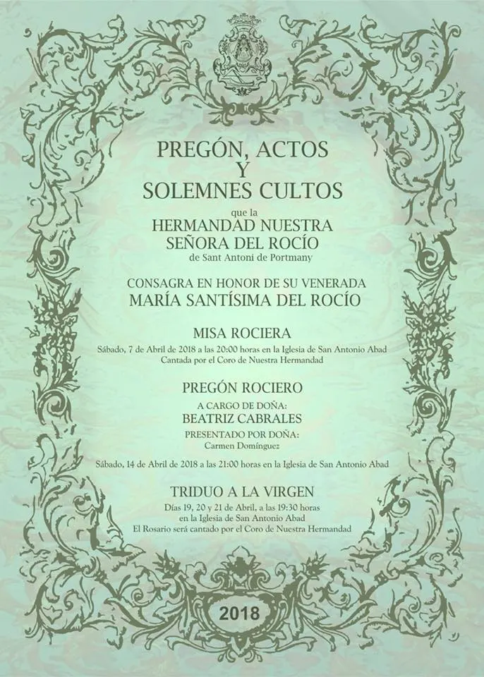 San Antonio de portmany triduo 2018