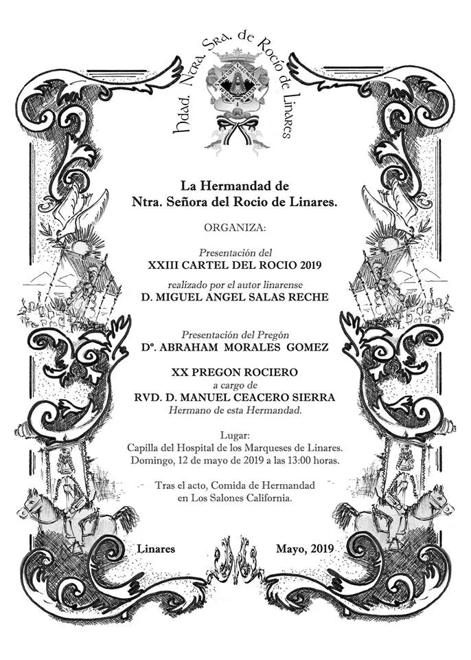 Cartel rocio Linares 2019