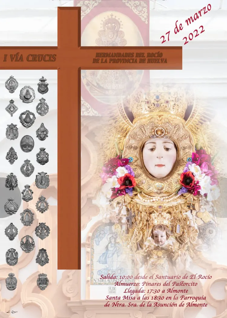 via crucis hermandades rocio de huelva
