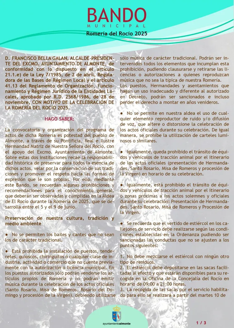 bando romeria del rocio 2025-1