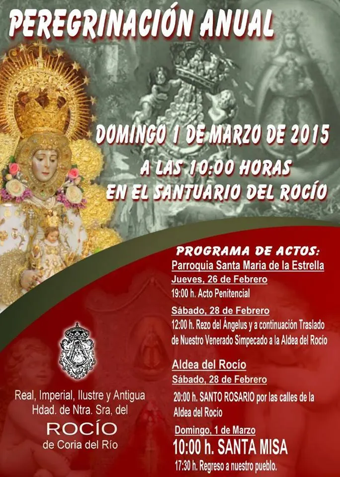 Peregrinacion Coria del Rio 2015
