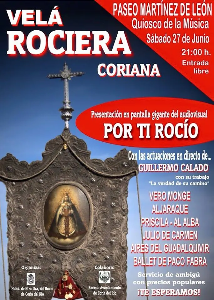 Coria vela rociera 2015