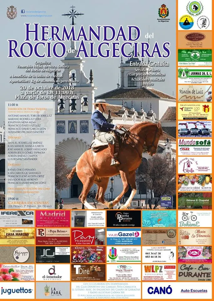 Algeciras III edicion de la exhibicion de doma vaquera