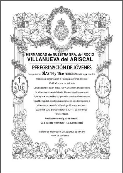 villanueva del ariscal peregrinacion jovenes