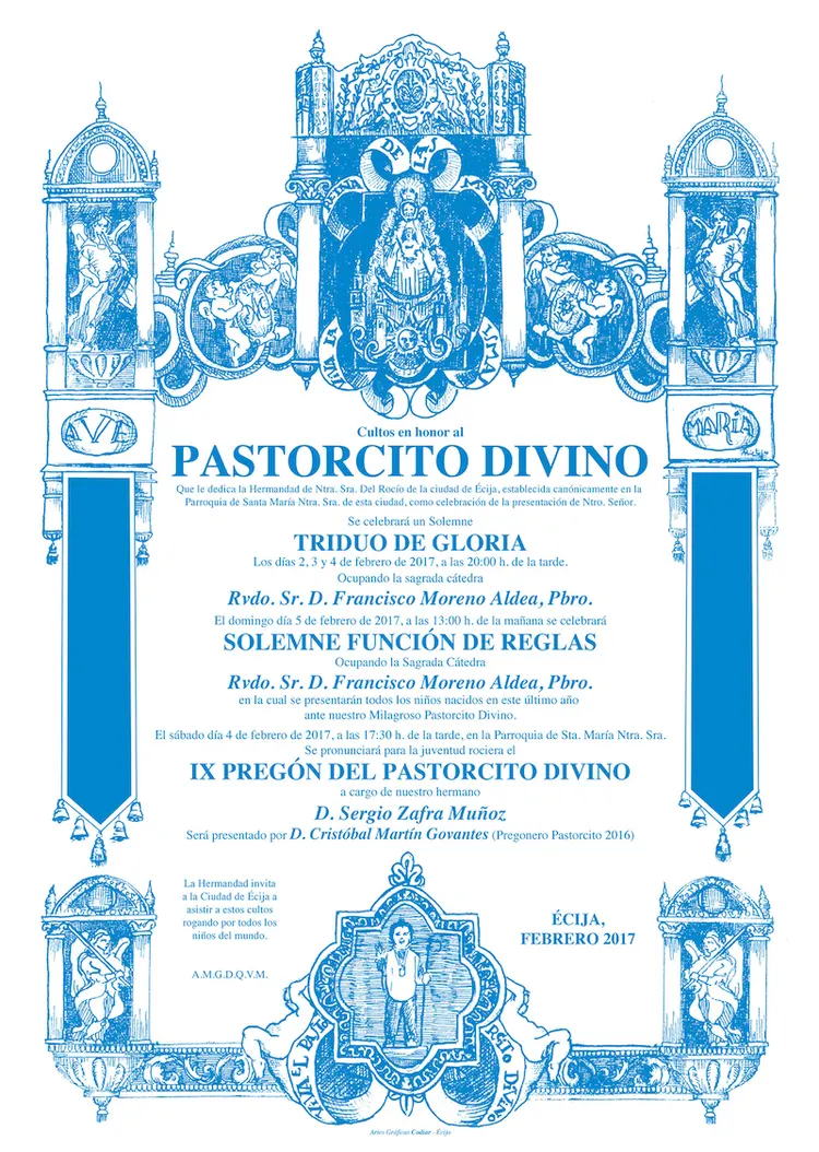 Ecija CARTEL CULTOS HDAD. DEL ROCIO 2017 corre-01