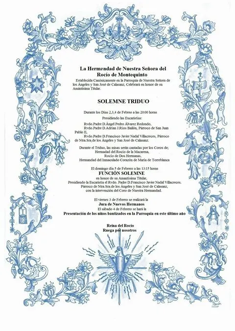 Montequinto triduo