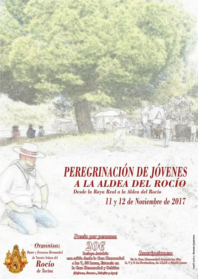 Tocina peregrinacion jovenes rocio