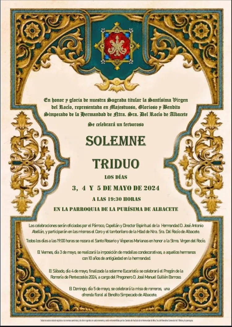 cultos rocio albacete 2024-1