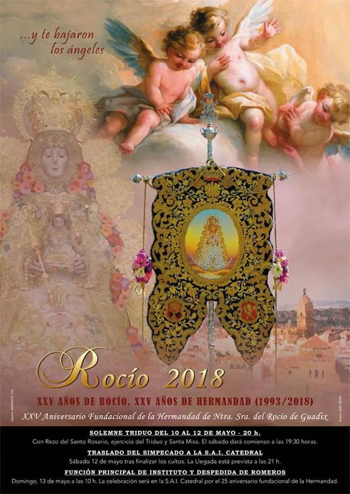 Guadix cartel rocio 2018