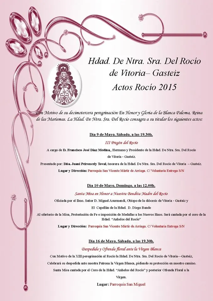 Vitoria cartel rocio 2015
