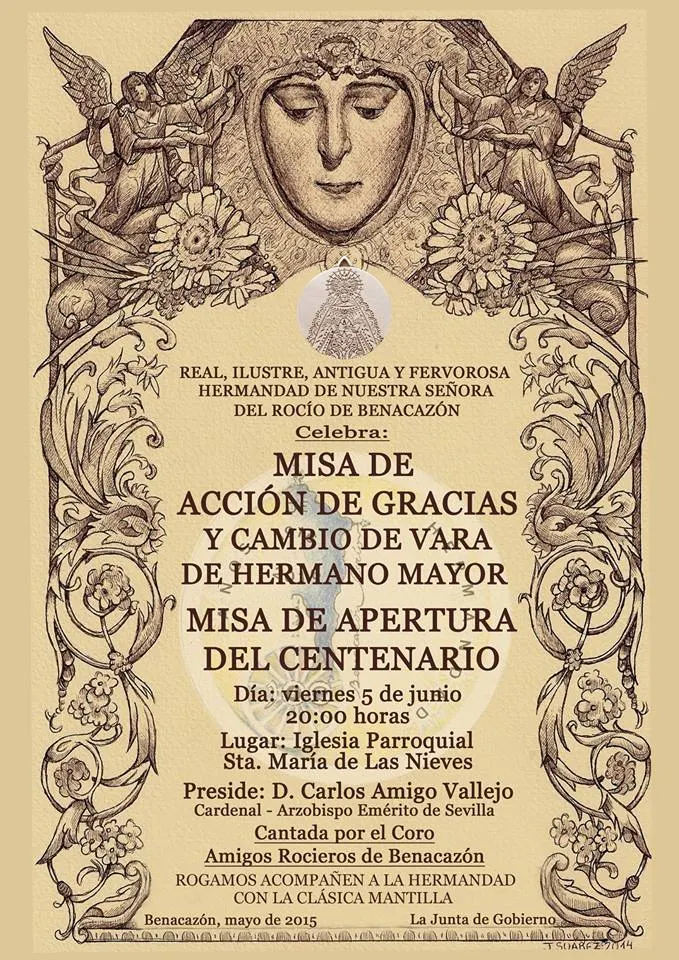 benacazon misa 2015 cambio de varas