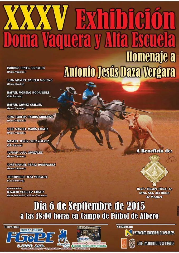 Moguer doma vaquera 2015