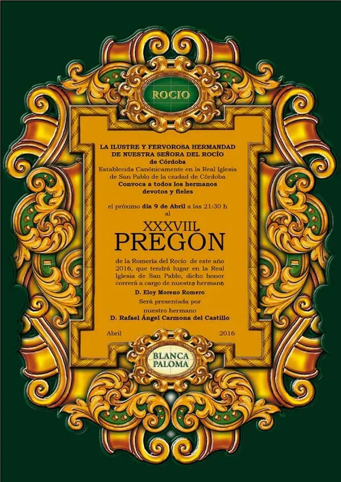 Cordoba Pregon 2016