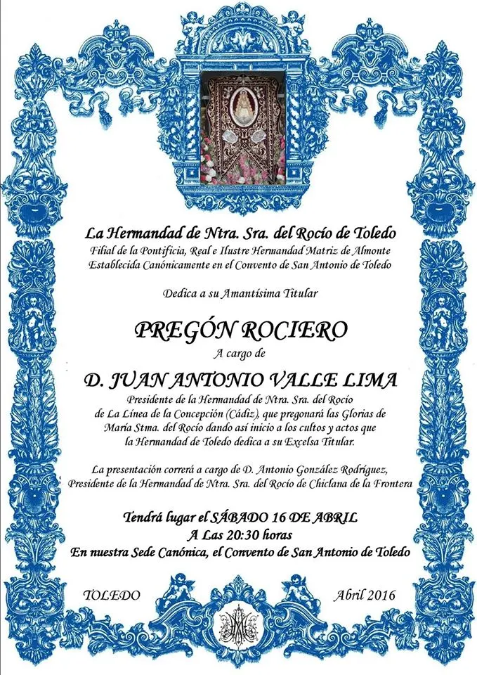 Toledo pregon 2016
