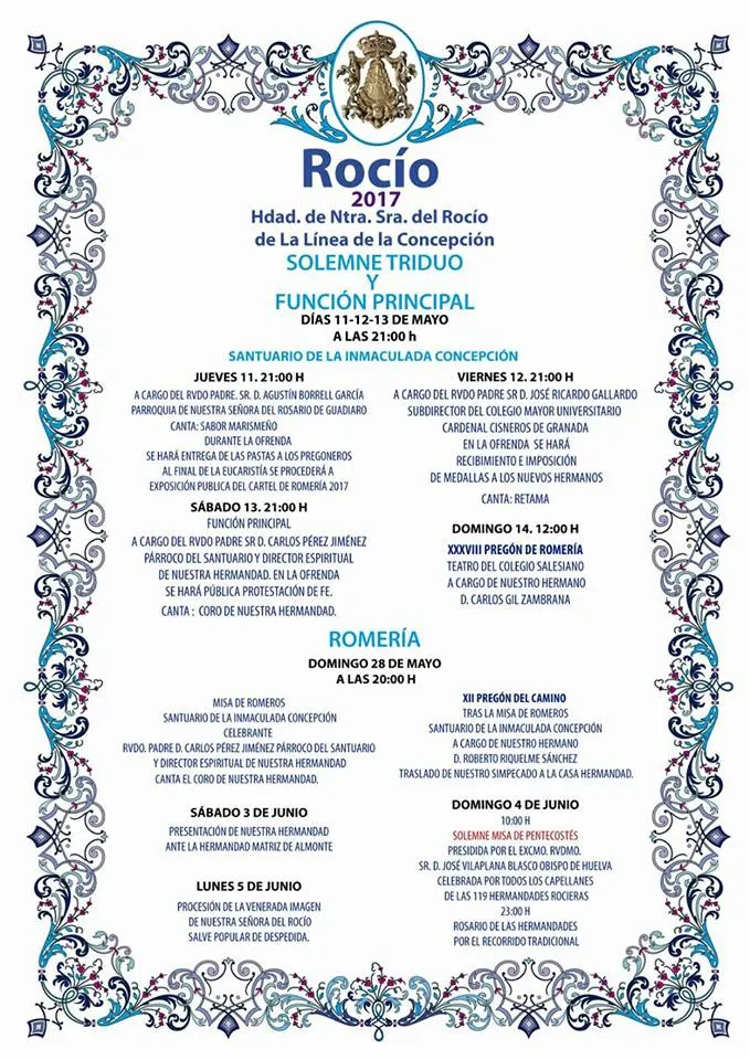 La Linea triduo 2017