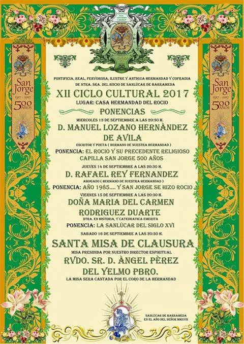 Sanlucar de Barrameda ciclo cultural rocio